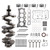 2018- Kia Forte Seltos Soul G4NH 2.0L Engine Overhaul Rebuild Kit Crankshaft Con Rods 22212-2E000 Generic