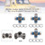 Jeep Wrangler Cherokee XJ TJ Double Cardan Joint 211355X + 5-153X Generic