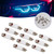 10PCS Car Light Tubular Lamp bulb C5W SV8.5 36MM 6418 12V 5W For OSRAM