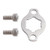 1982-2007 Yamaha XT125 XT200 XT200 ST225 Front Sprocket Holder Retainer with Hardware Kit Silver Generic
