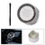 BMW F Chassis F30 F31 F20 F21 Crystal Engine Start Stop Switch Button Cover Silver Generic