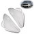 2011-2015 Mercedes Benz C Class W204 2PCS Front Headlight Lens Cover LampShade Generic