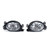 Mercedes Benz W204 W211 W164 C219 Pair Front Fog Light Lamps With Bulbs Generic