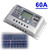60A PWM Solar Controller Mobile APP Intelligent Control 12V24V Solar Controller Display Current Solar Street Light Controller 0V Start