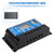 40A PWM Solar Controller Mobile APP Intelligent Control 12V/24V/36V/48V/60V Solar Controller Display Current Solar Street Light Controller 0V Start