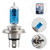 Motorcycle Lamp Cool Blue Hyper HS1 62185CBH-01B PX43T 12V 35/35W 5000K For OSRAM