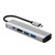 5 in 1 TYPE-C to USB3.0*1+USB2.0*1+PD100W/USB-C Data+HDMI+100M Network Card PC