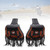 Tail Bag Pu Side Saddlebag Tail Bag Luggage Pouch 26L Storage Black For Motorbike