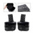 Tail Bag Pu Side Saddlebag Tail Bag Luggage Pouch 28L Storage Black For Motorbike