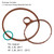2012-2019 Ford Edge Escape Explorer Focus Fusion Mustang Taurus Vacuum Pump Rebuild Seal kit Generic