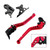 2020-2021 HONDA CRF1100L Africa Twin Racing Brake & Clutch Levers Red Generic