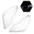 2006-2011 Mercedes W219 CLS350 CLS500 2PCS Front Headlight Glass Clear Cover Generic