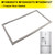 W10830274 Freezer Door Gasket for Maytag Refrigerator W10443273 W10294127