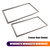 2 Pack W10830274 Freezer Door Gasket for Maytag Refrigerator W10443273 W10294127