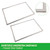 2 Pack 241872512 Freezer Door Gasket for Electrolux 240390704 240514612 1379488