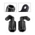 2024-2025 KAWASAKI ZX-6R ZX 6R Frame Crash Guard Sliders Bobbins Protection Black Generic