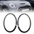 2014-2021 Mini Cooper F55 F56 F57 2PCS Gloss Black Headlight Bezel Trim Ring Generic