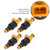 1988-1993 Opel Senator B 3.0L 4PCs Fuel Injector 0280150962 Generic