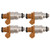 Daewoo Matiz Kalos M200 M250 0.8 1.0L 4PCS Fuel Injector 96351840 Generic