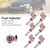 2007-2018 Lexus GS350 RC350 3.5L V6 6PCS Fuel Injector 2325031070 Generic