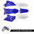 2006-2021 Yamaha TTR50 Body Plastic Kit Front Rear Fender Fairing Blue Generic
