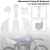 2002-2014 Yamaha YZ85 Body Plastic Kit Fender Fairing White Generic
