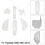 2002-2014 Yamaha YZ85 Body Plastic Kit Fender Fairing White Generic