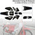 HONDA CRF70 Body Plastic Kit Fender Fairing Black Generic