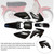 HONDA CRF70 Body Plastic Kit Fender Fairing Black Generic