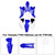 Yamaha TTR110 Body Plastic Kit Fender Fairing Blue Generic