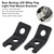 2008-2023 Polaris RZR Rear Backup LED Whip Flag Light Pod Mount Brackets Generic