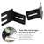 All Honda Pioneer 700 /1000 Models Side Pillar Hood Light Bar Mount Bracket Generic