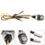 12V LED Turn Signal Indicator Light Black 8mm Universal Motorcycle For Honda