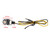 12V LED Turn Signal Indicator Light Black 8mm Universal Motorcycle For Honda