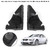 2006-2013 BMW 3 Series E92 E93 Pair Sealing Gasket Of Speakers Generic