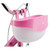 16" Kids Bicycle Girls Toddler Bike with Training Wheels Basket Pink