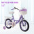 16" Kids Bicycle Girls Toddler Bike with Training Wheels Basket Kickstand Purple