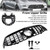 AMG logo Black Front Bumper Grille Grill Fit Mercedes CLA Class W118 C118 2020-2024 GTR