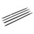 4PCS Door Glass Belt Outer Molding Weatherstrip For Land Cruiser LC100 98-07