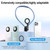 Magnetic Mobile Phone Neck Halter Max POV Angle Lazy Holder Live Mobile Phone Elegant Blue Generic