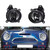 2002-2008 Mini Cooper CONVERTIBLE R52 1 Pcs Front Bumper Left+Right Fog Light 63176925049 Generic