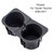 2005-2017 Toyota Tacoma 2PCS Right+Left Black Center Console Cup Holder Insert Generic