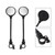 Rotatable Adjustable Wide Angle Rear View Bike Handlebar Mirror 2 Pack Rotatable Adjustable Wide Angle Rear View Bike Handlebar Mirror 2 Pack