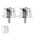 2018-2024 Husqvarna Svartpilen 125 200 250 401 CNC Aluminum Handlebar End Weights Silver Generic 2018-2024 Husqvarna Svartpilen 125 200 250 401 CNC Aluminum Handlebar End Weights Silver Generic