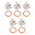 5 Pack 304 Stainless Steel M18 x 1.5mm Inner Hex Head Sensor blanking Plug Cap