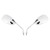 Yamaha XVS 650 1100 Dragstar XVZ 1300 XV 1600 1700 Rearview Mirrors Left and Right Mirror Clear Generic