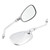 Yamaha XVS 650 1100 Dragstar XVZ 1300 XV 1600 1700 Rearview Mirrors Left and Right Mirror Clear Generic