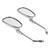 Yamaha XVS 650 1100 Dragstar XVZ 1300 XV 1600 1700 Rearview Mirrors Left and Right Mirror Clear Generic