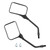 1983-2017 Suzuki Quadracer Quadrunner Rearview Mirrors Left and Right Mirror 25G-26290-00 Generic