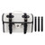 Tail Bag Pu Side Saddlebag Tail Bag Luggage Pouch Storage Black For Motorbike